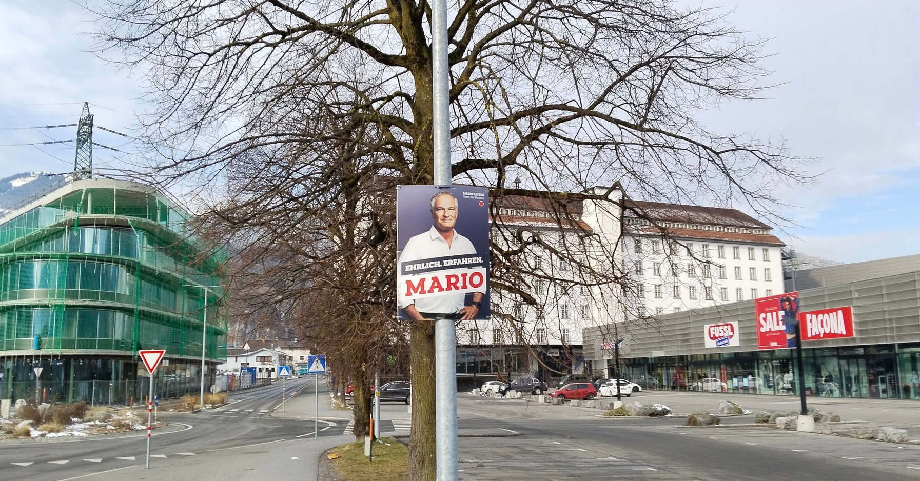 Wahlplakate Mario Leiter Bürs Wahlplakate Mario Leiter Bürs