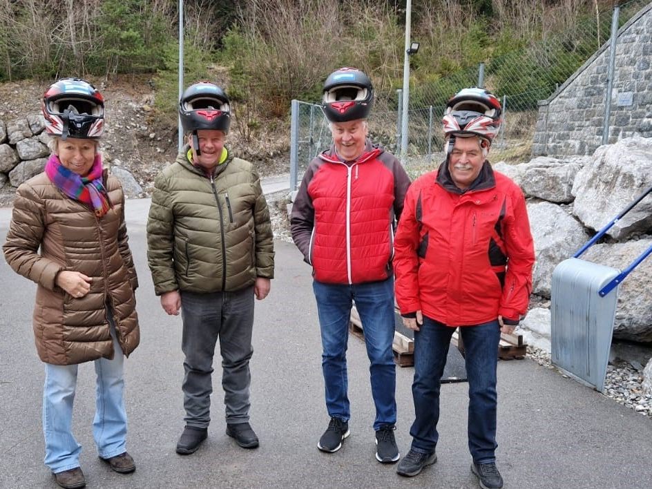 Das siegreiche Team mit Maria Bogensperger, Florian Drissner, Jakob Meyer u. Fritz Bouska;