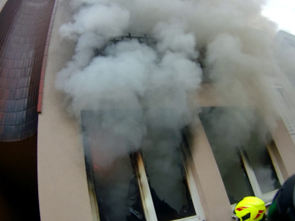 Brand im niederösterreichischen Baden.