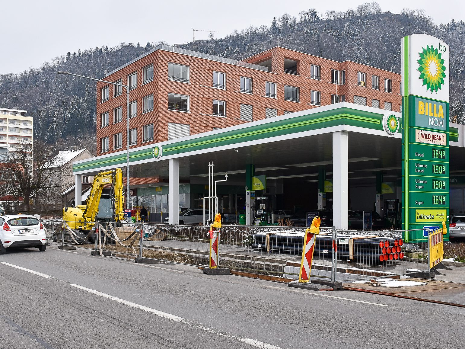 Die Hauptwasserleitung in Lochau Süd wird erneuert Die Hauptwasserleitung in Lochau Süd wird erneuert