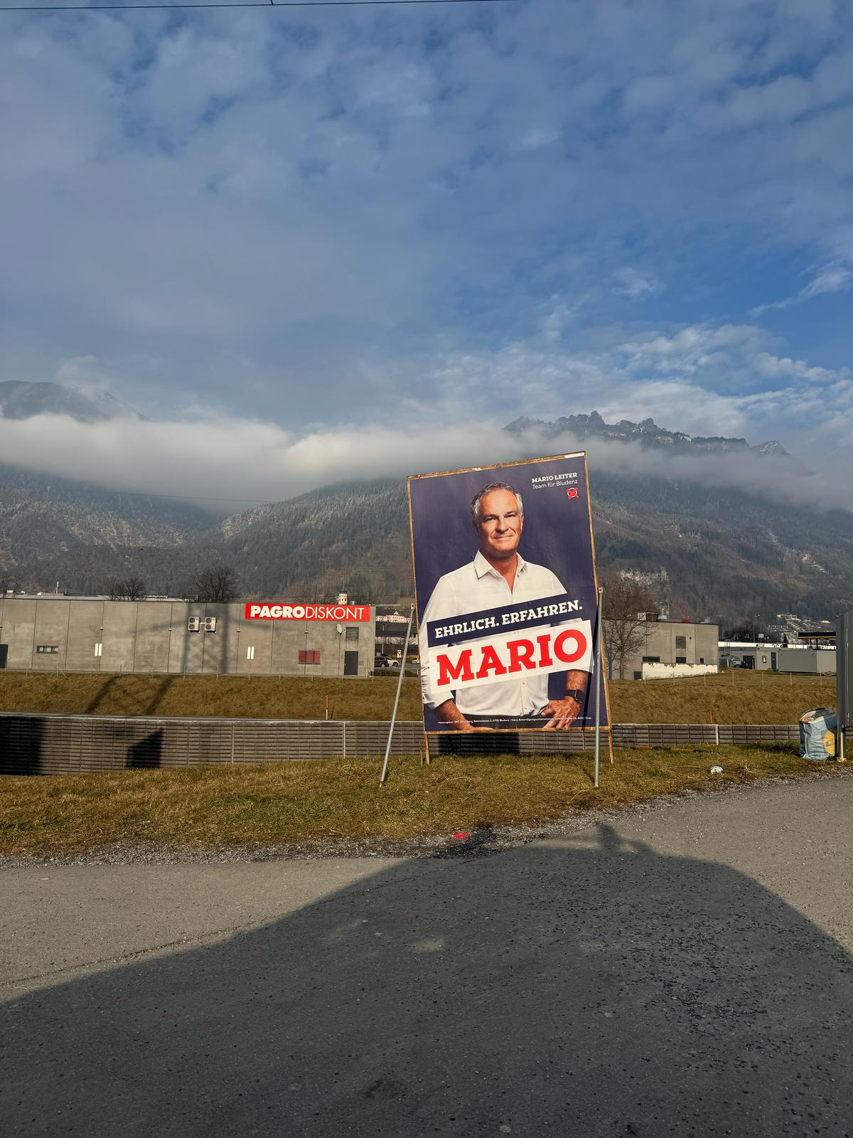 Wahlplakate Mario Leiter Bürs Wahlplakate Mario Leiter Bürs