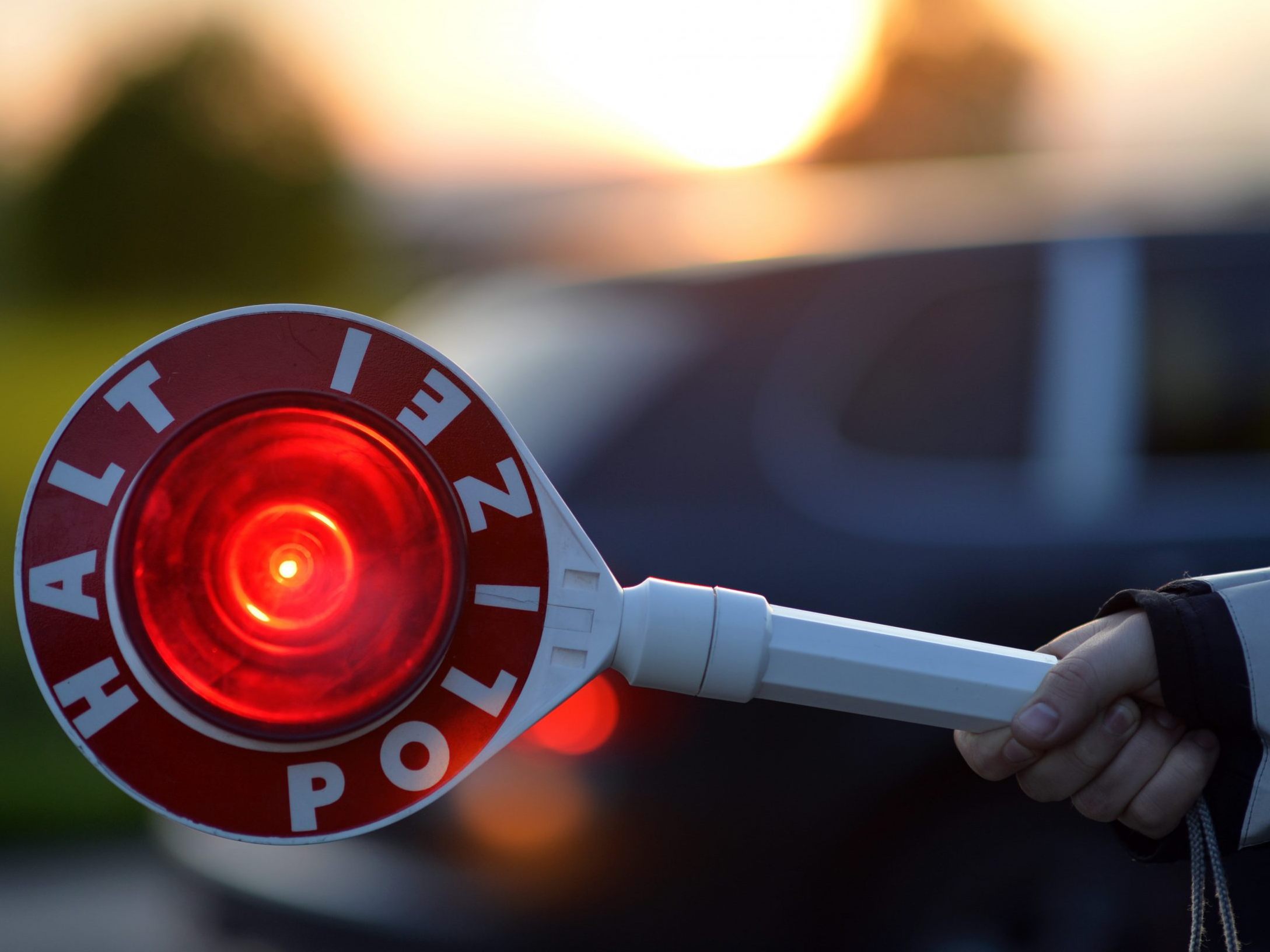 Die Wiener Polizei stoppte den Raser. Die Wiener Polizei stoppte den Raser.