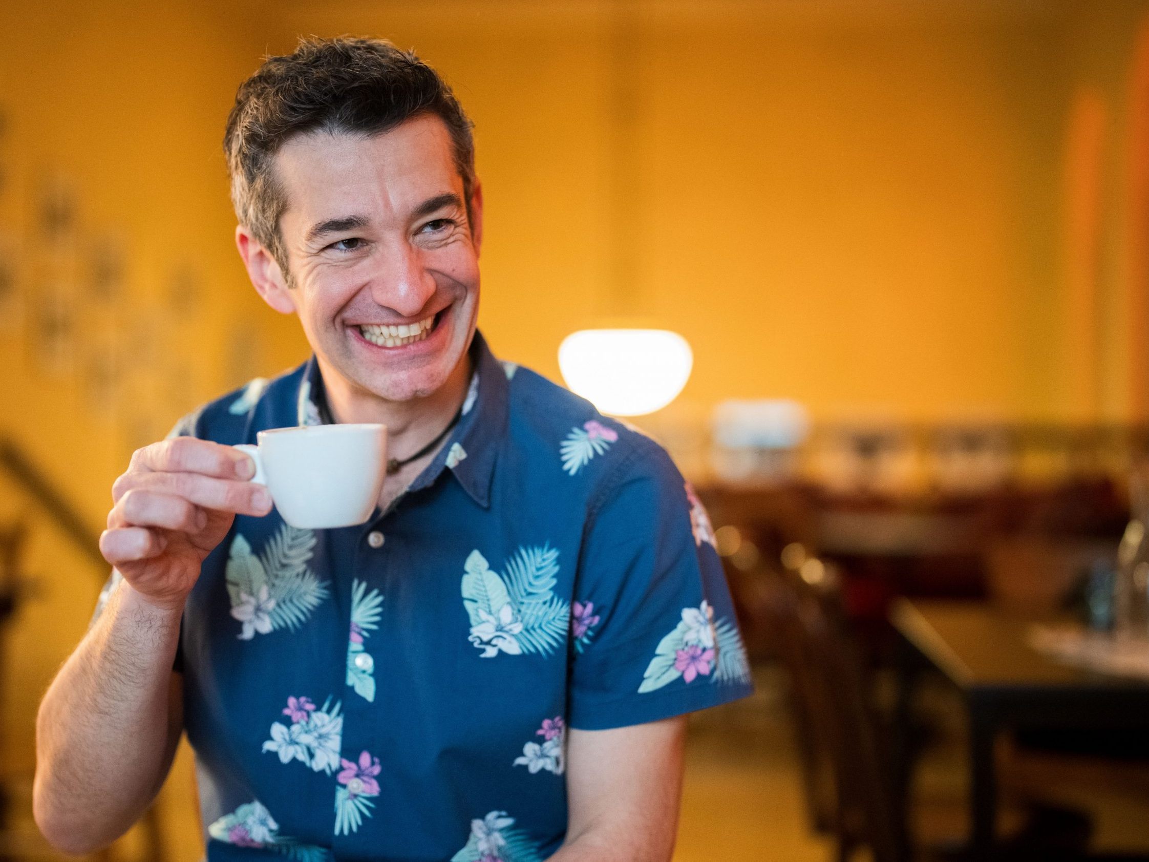 Kabarettist Omar Sarsam im APA-Interview.