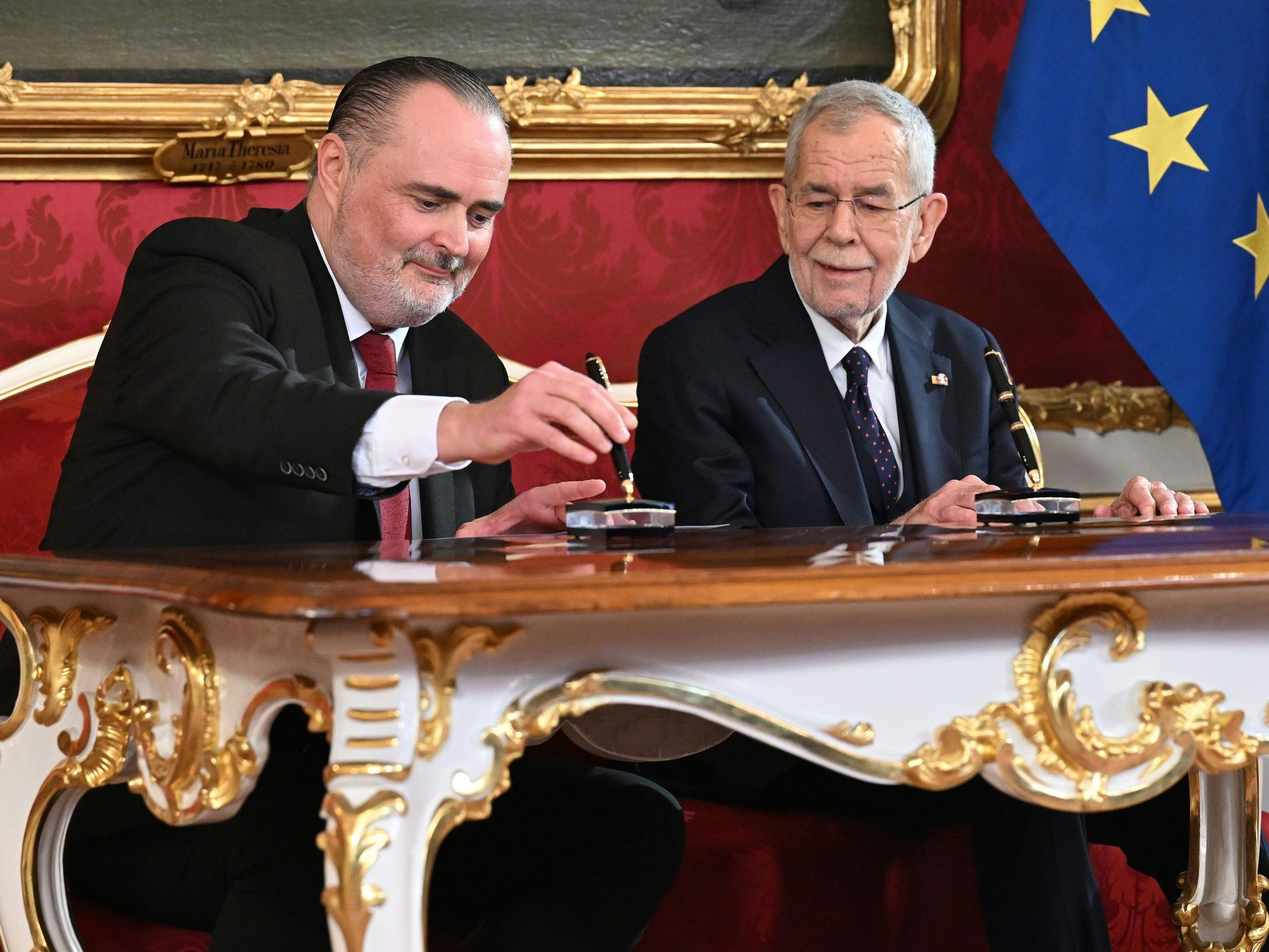 Van der Bellen nahm Doskozil-Angelobung vor.