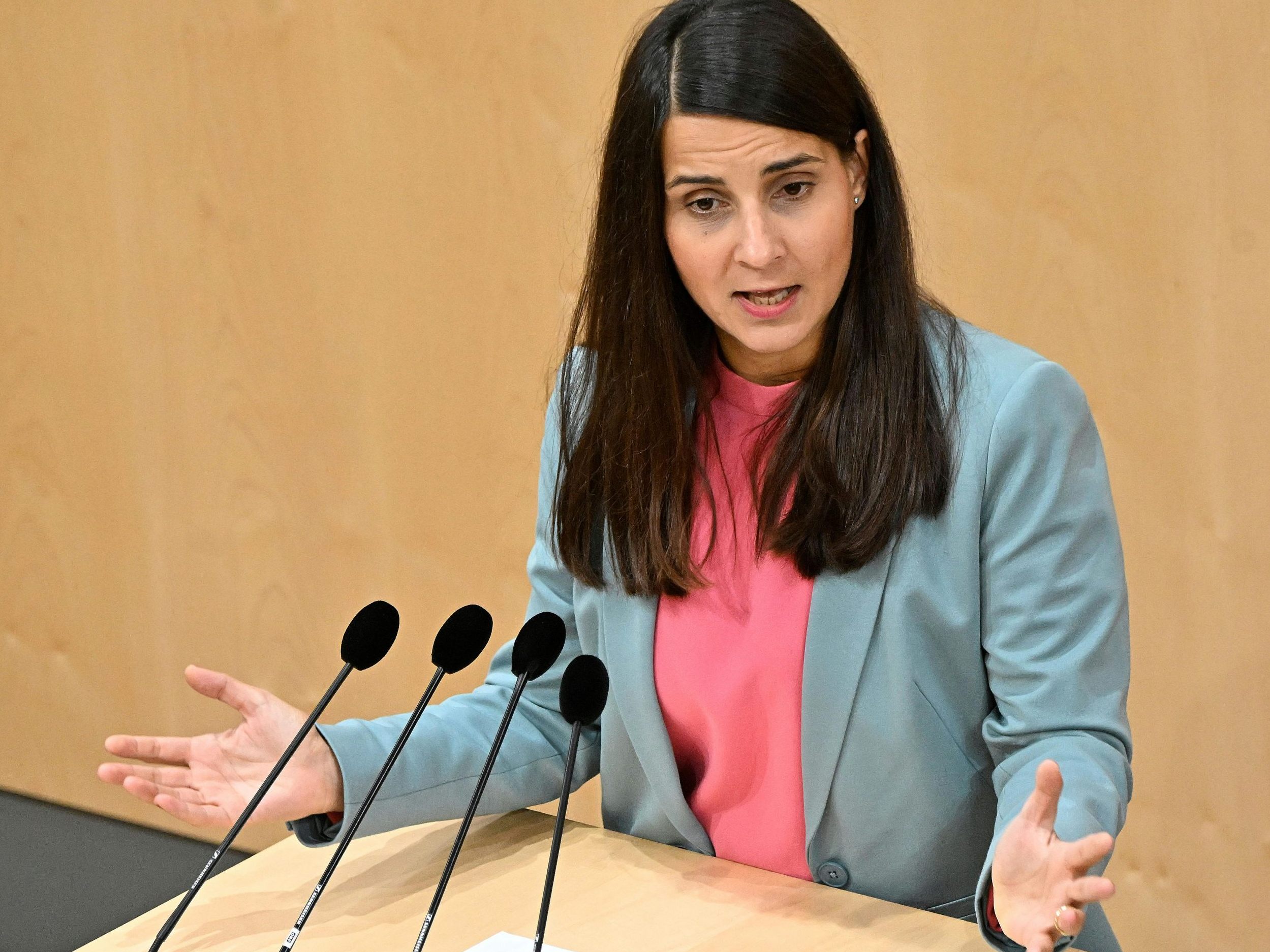 Die Grünen hielten eine Mahnwache vor der russischen Botschaft ab.