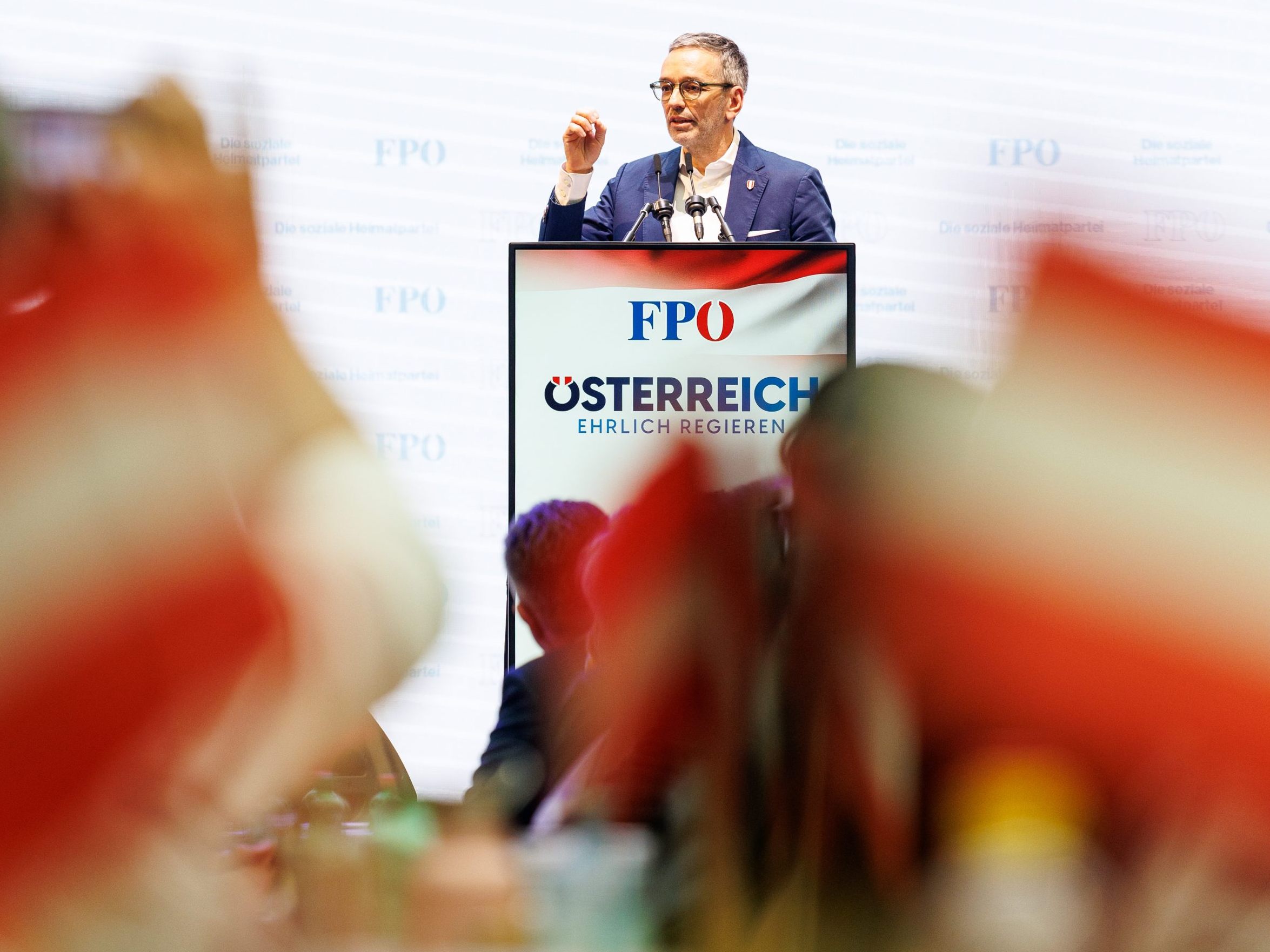 Kickl sieht die rechtsextremen Parteien europaweit im Aufwind.