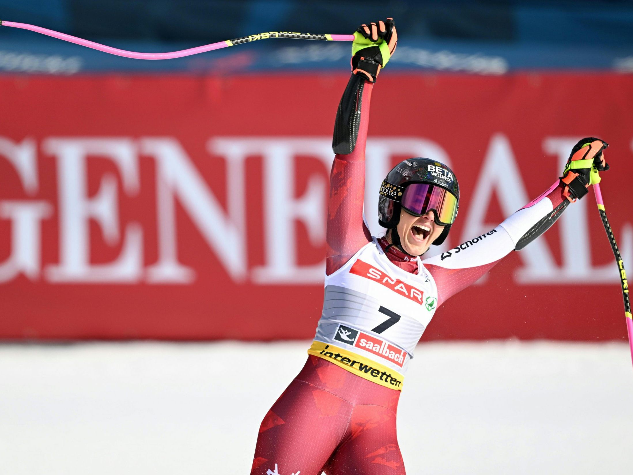 Venier ließ bei Ski-WM Konkurrenz hinter sich.