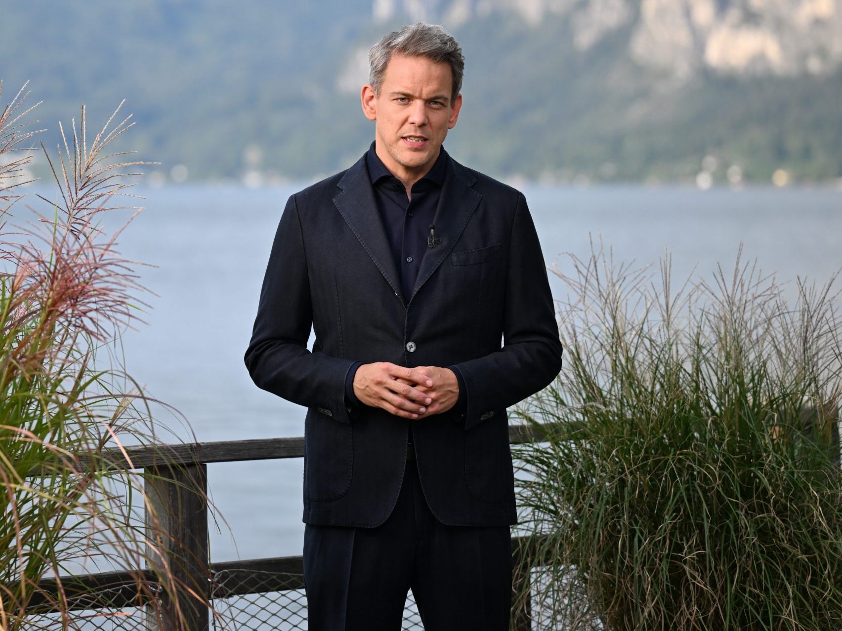 Moderator Martin Thür bei den ORF-"Sommergesprächen". Moderator Martin Thür bei den ORF-"Sommergesprächen".