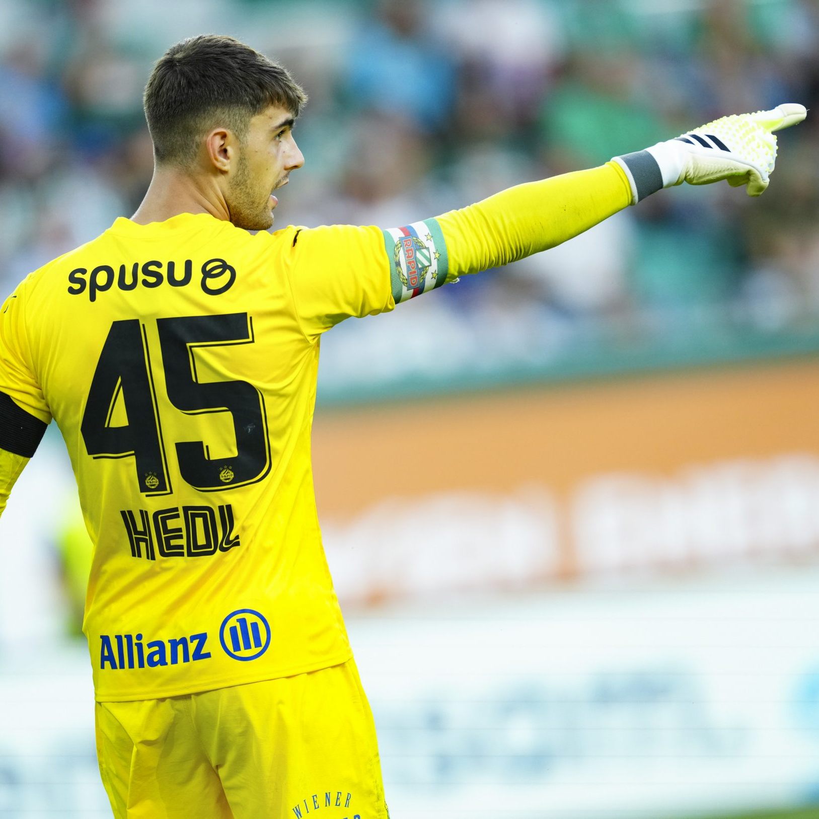 Rapid Wien-Torhüter Niklas Hedl wurde nach dem Wiener Derby gesperrt.