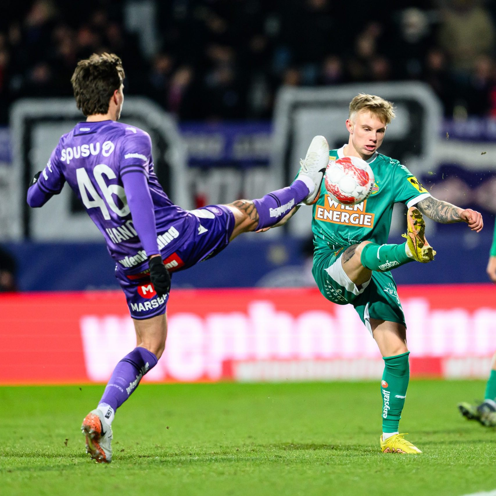 Austria schlug Rapid im Derby mit 2:1.