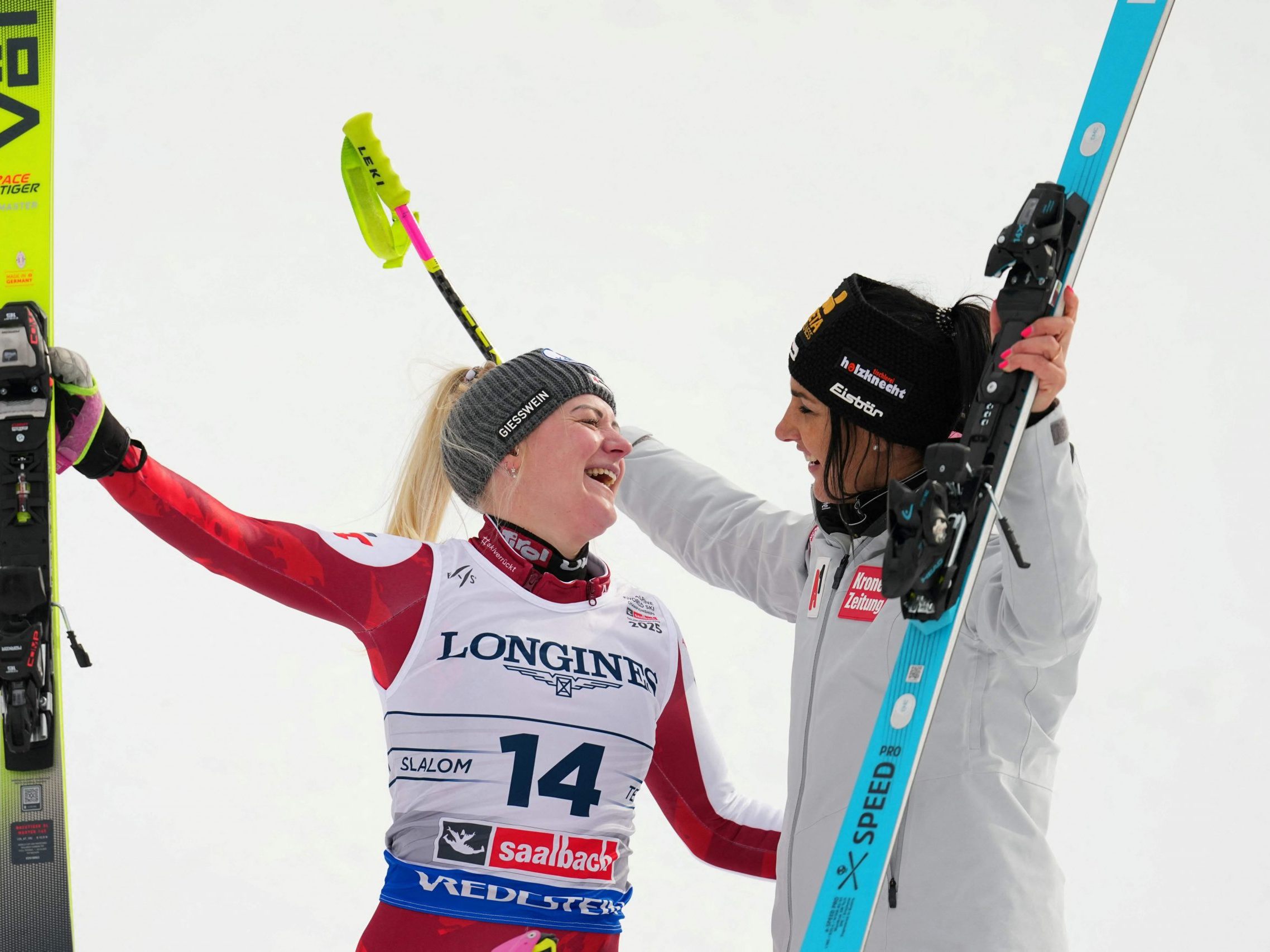 Truppe und Venier packten bei der Ski-WM eine weitere Medaille für Österreich drauf. Truppe und Venier packten bei der Ski-WM eine weitere Medaille für Österreich drauf.