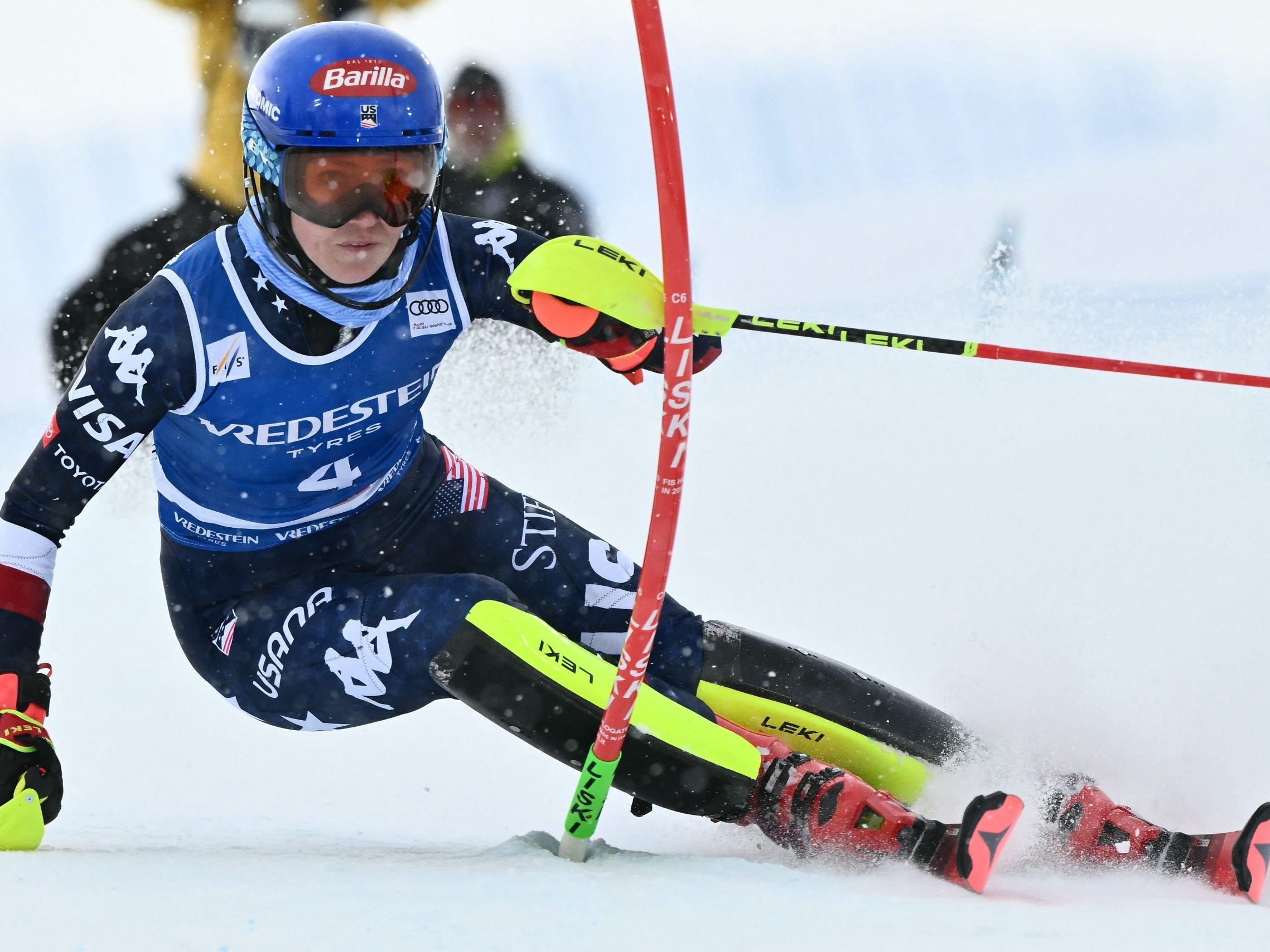 Mikaela Shiffrin steht vor ihrem 100. Weltcup-Sieg. Mikaela Shiffrin steht vor ihrem 100. Weltcup-Sieg.