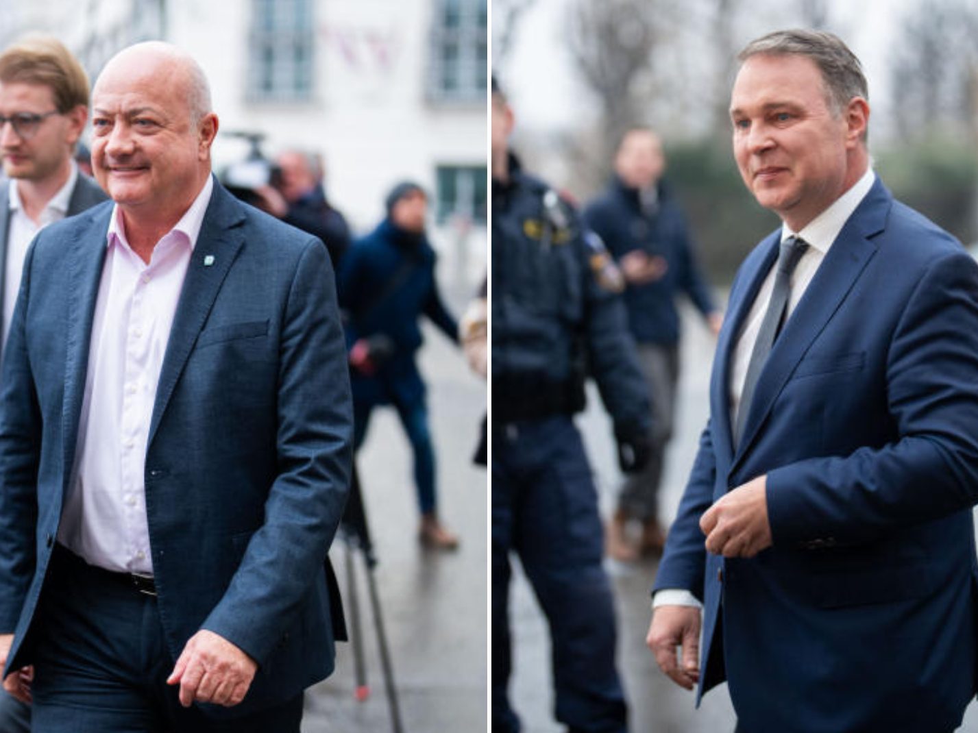 Stocker und Babler trafen gestern Bundespräsident Van der Bellen. Stocker und Babler trafen gestern Bundespräsident Van der Bellen.