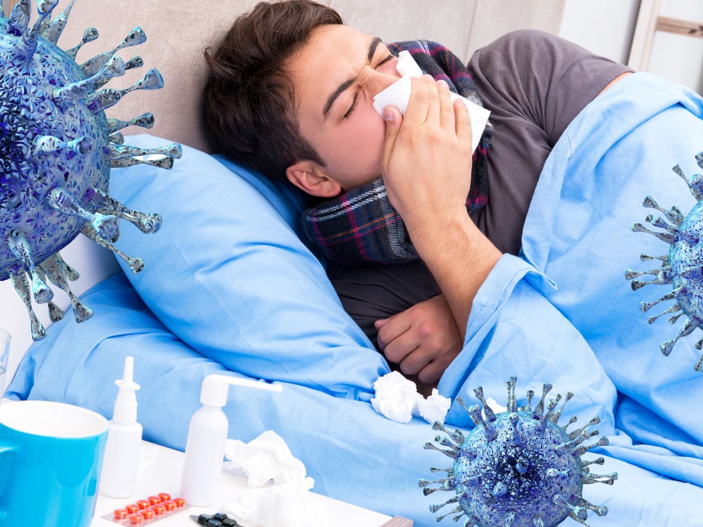 Grippe, Corona & CO.: Österreich liegt derzeit flach.