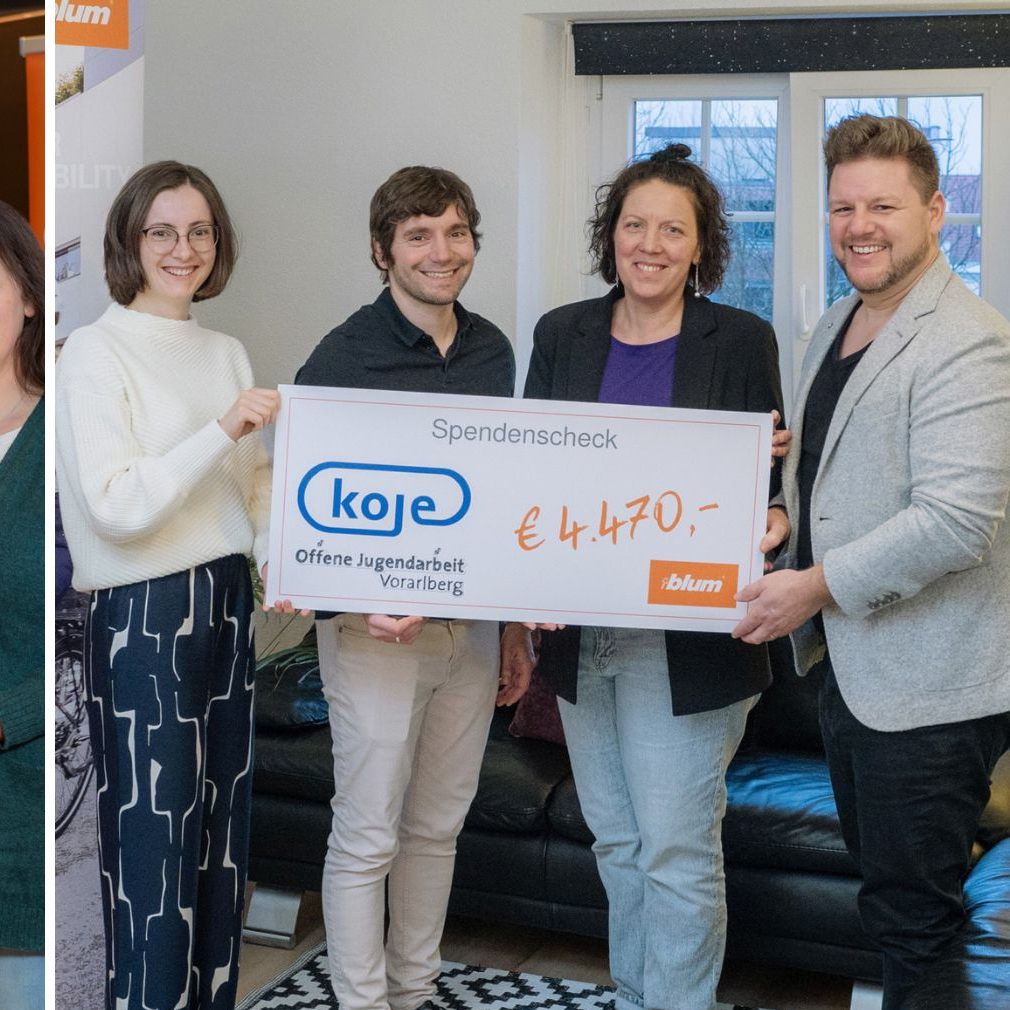 Die Blum-Mitarbeiter haben über 40.000 Euro für den guten Zweck gespendet.