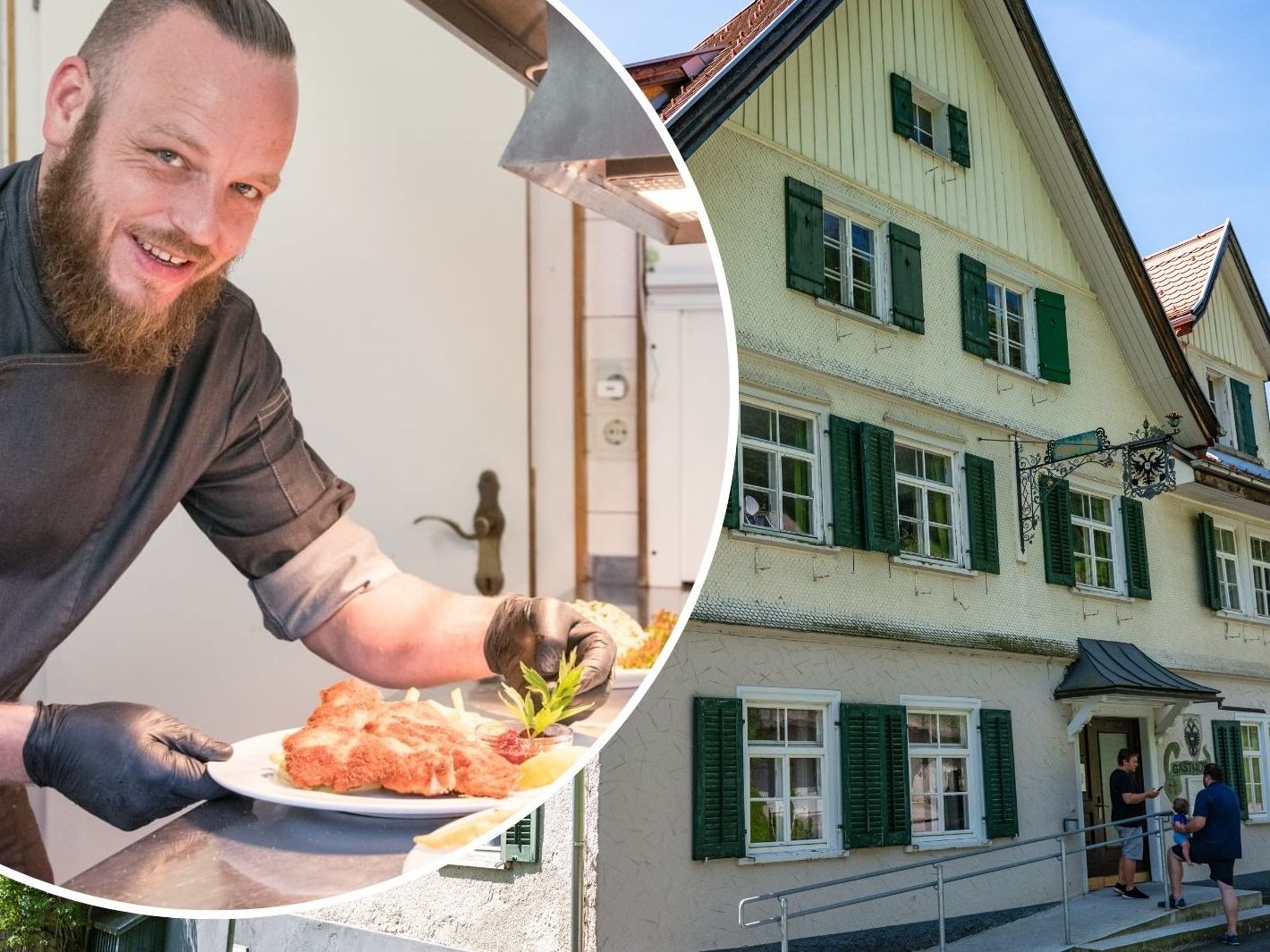 Der Adler in Bregenz Fluh bekommt ein neues Wirtepaar. Der Adler in Bregenz Fluh bekommt ein neues Wirtepaar.