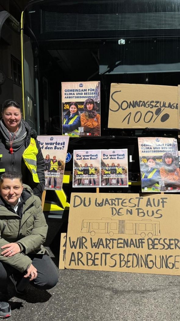 In Vorarlberg haben heute viele Busfahrer:innen gestreikt.