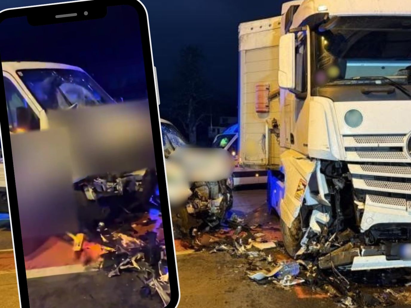 Bei dem Unfall wurde eine Person verletzt.