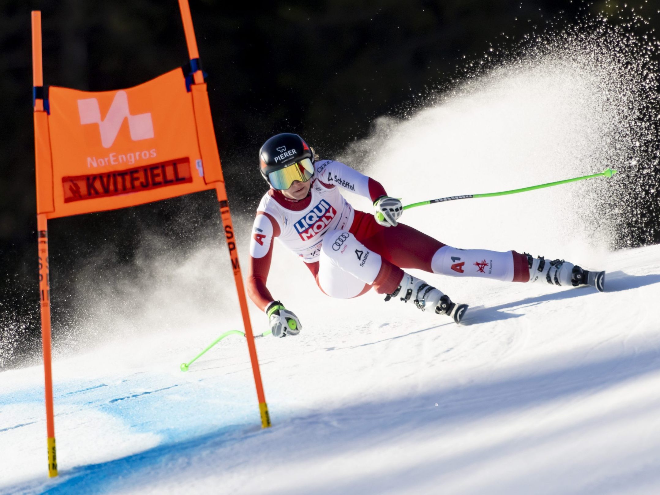 Cornelia Hütter gewann am Freitag bereits in Kvitfjell Cornelia Hütter gewann am Freitag bereits in Kvitfjell