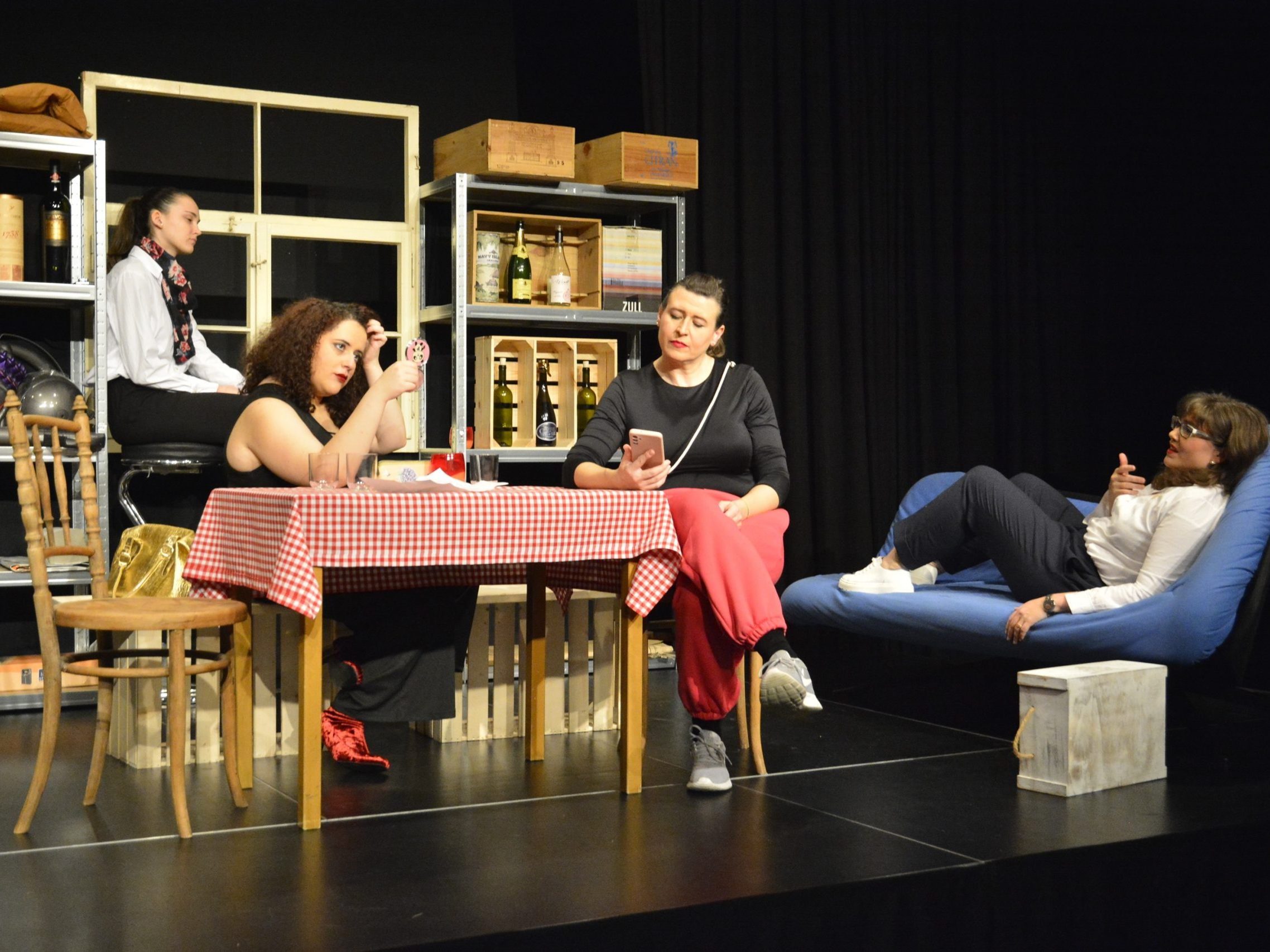 v.l.n.r Franziska Beiser, Nadja Farag, Silvia Thonhauser, Jacqueline Hackbarth