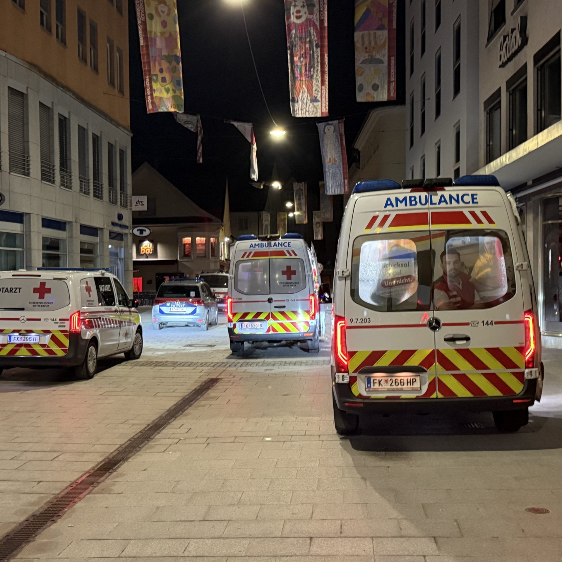 Am Dienstagabend wurden die Einsatzkräfte zu einer Schlägerei in Bregenz gerufen.
