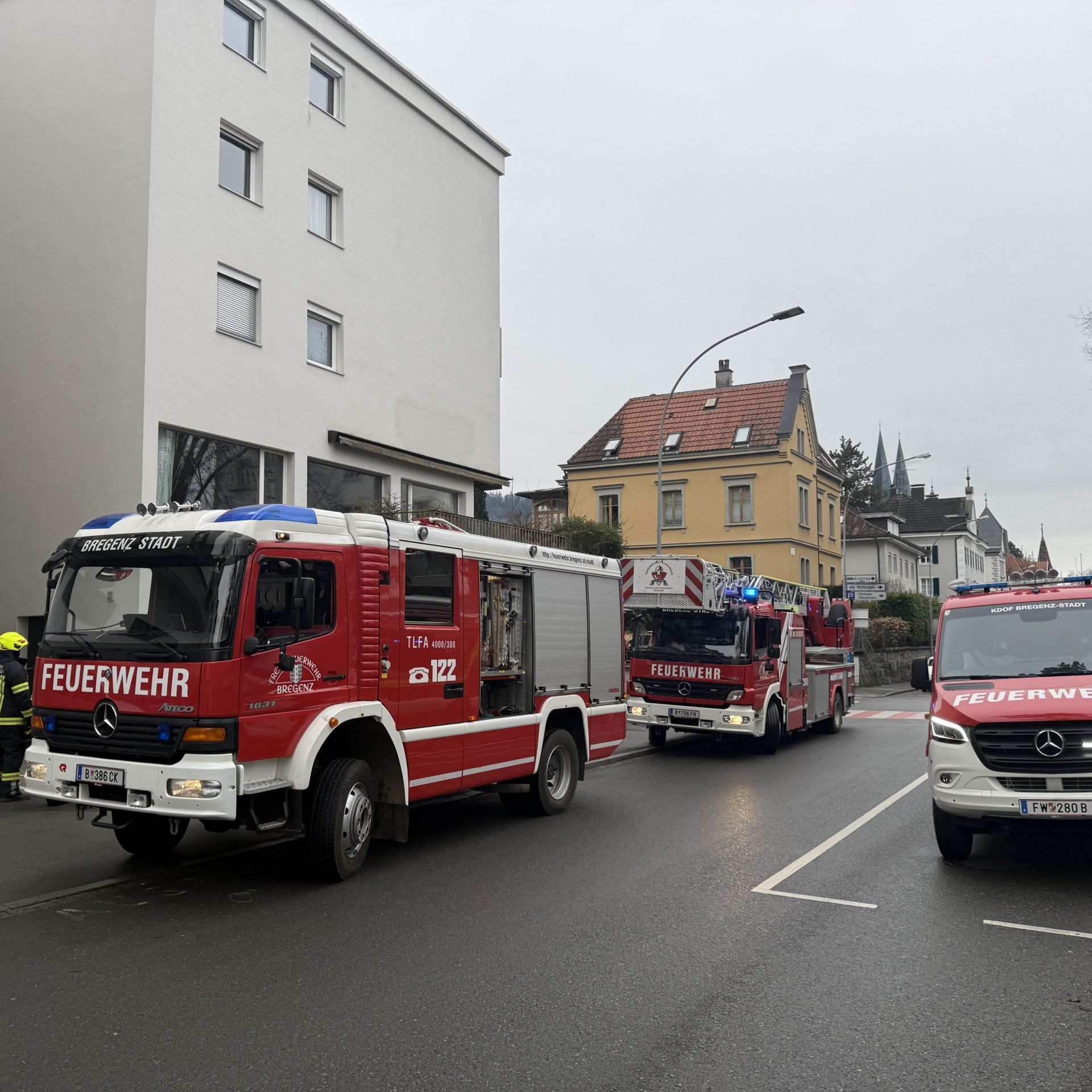 Ein Korkuntersetzter sorgte für einen Feuerwehreinsatz in Bregenz.