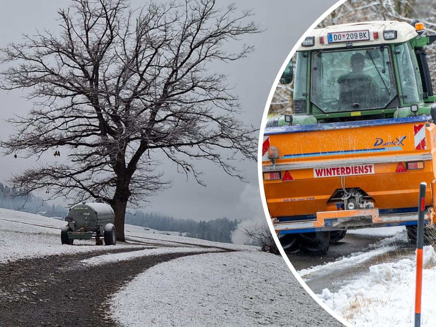 Kaltfront und Schnee - Die nächsten Tage werden winterlich. (Symbolbild) Kaltfront und Schnee - Die nächsten Tage werden winterlich. (Symbolbild)