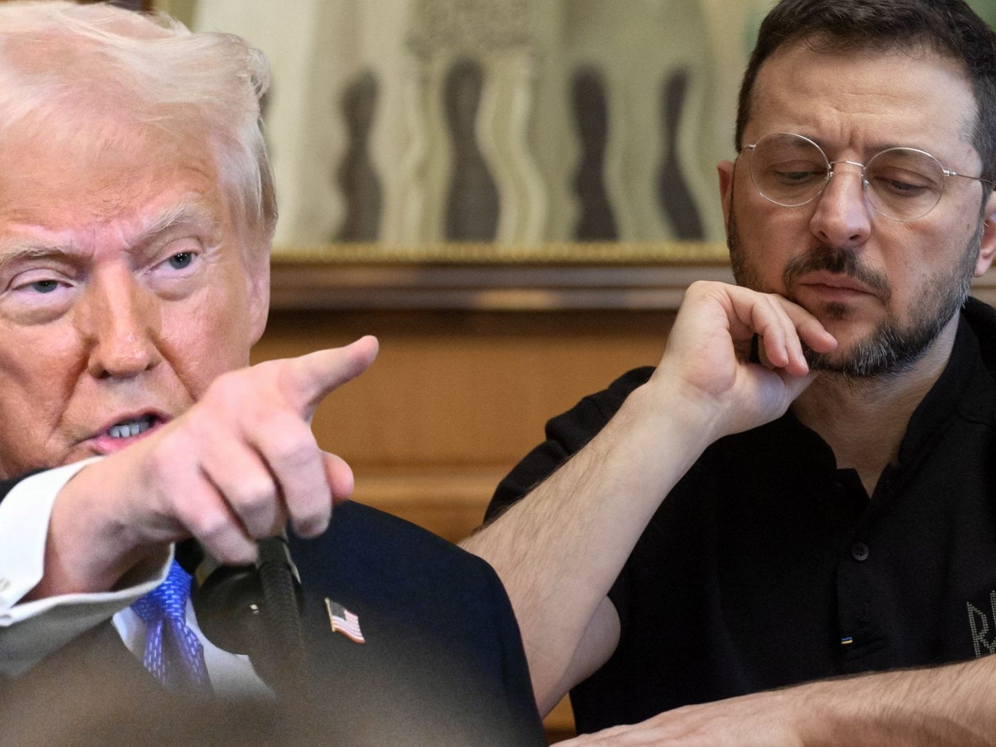 Treffen mit zwischen Selenskyj (r.) und Trump (l.) möglicherweise nächste Woche. Treffen mit zwischen Selenskyj (r.) und Trump (l.) möglicherweise nächste Woche.