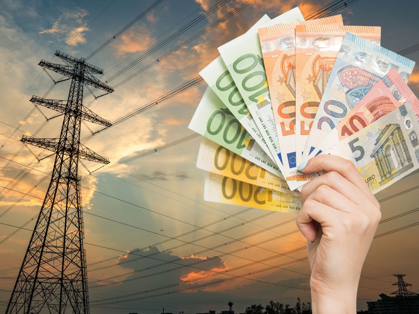Trotz sinkender Strompreise steigen die Kosten für Energie. Trotz sinkender Strompreise steigen die Kosten für Energie.