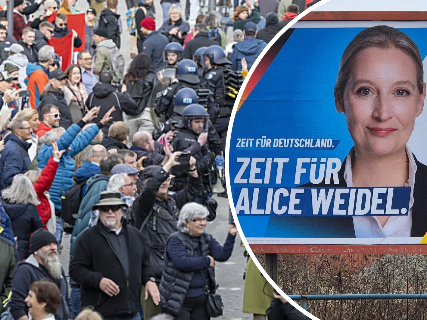 Demonstration in Einsiedeln in der Schweiz. Demonstration in Einsiedeln in der Schweiz.