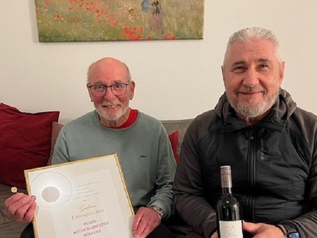 PVÖ Wolfurt ehrt treue Mitglieder