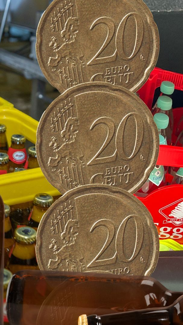 Durch Pfanderhöhung werden wieder mehr Flaschen retourniert