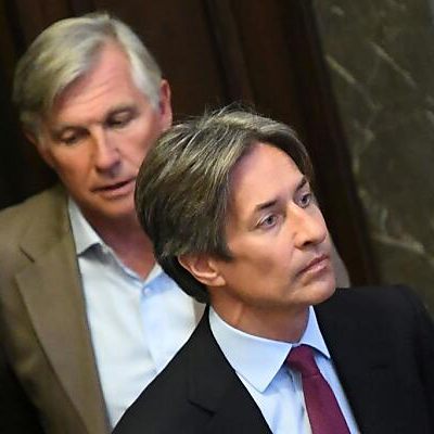 Meischberger (li.) und Grasser während des Buwog-Verfahrens 2020.