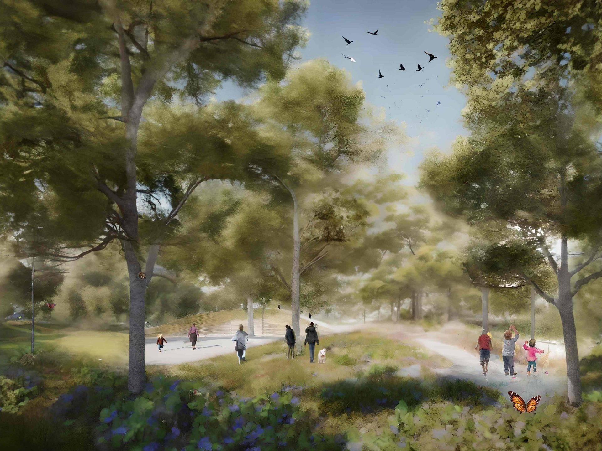Der Park wird verschiedene Naturräume und Freizeitangebote umfassen. Der Park wird verschiedene Naturräume und Freizeitangebote umfassen.