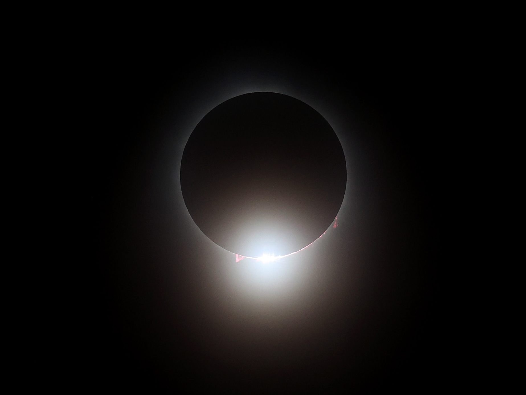 Sonnenfinsternis in Cleveland, Ohio (US) im April 2024 Sonnenfinsternis in Cleveland, Ohio (US) im April 2024