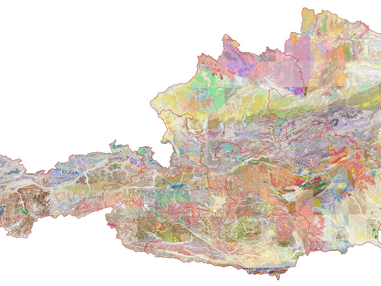 Erstmals stehen für ganz Österreich geologische Spezialkarten frei zugänglich zur Verfügung.