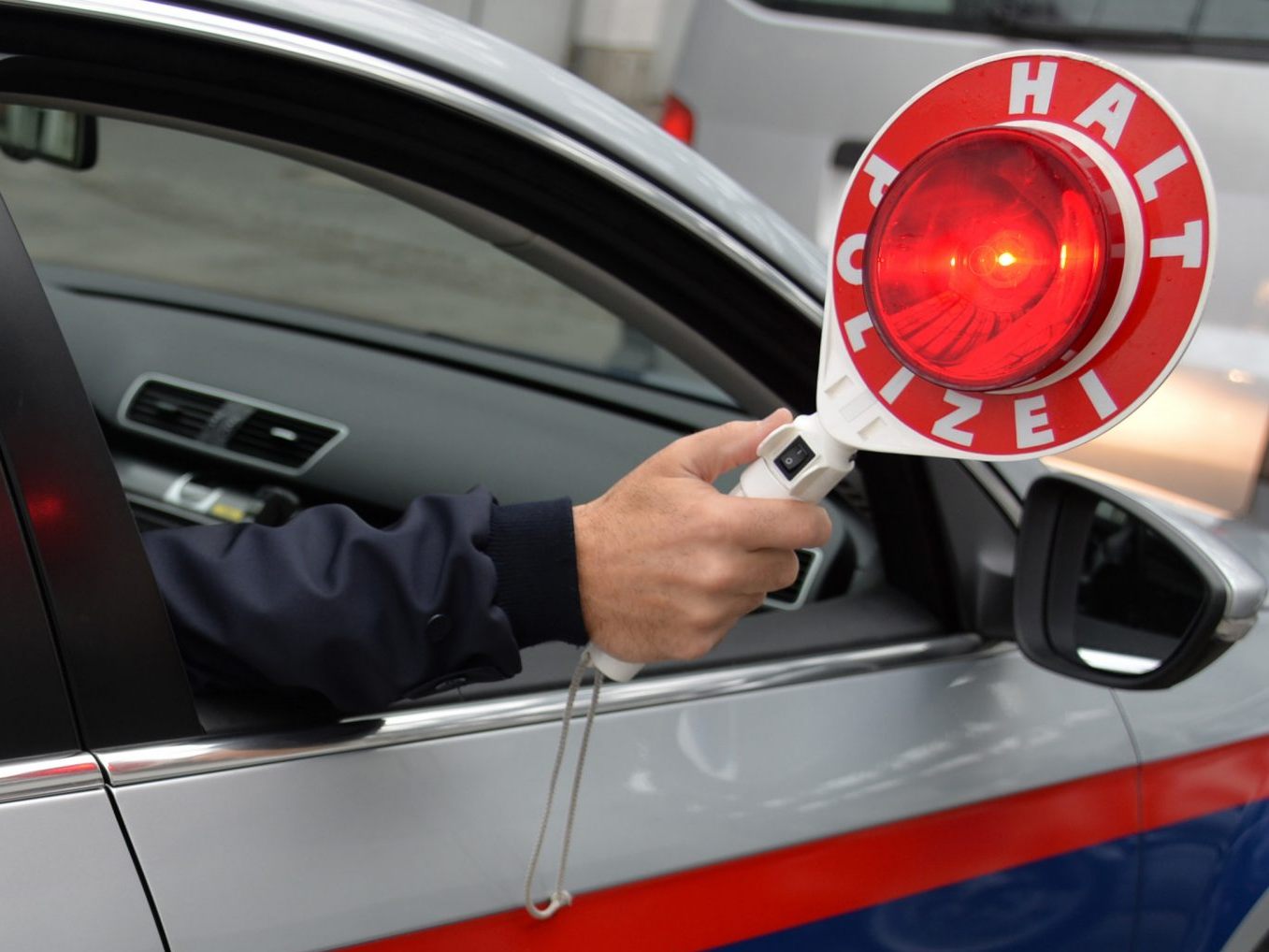 Die Polizei stoppte den Raser.