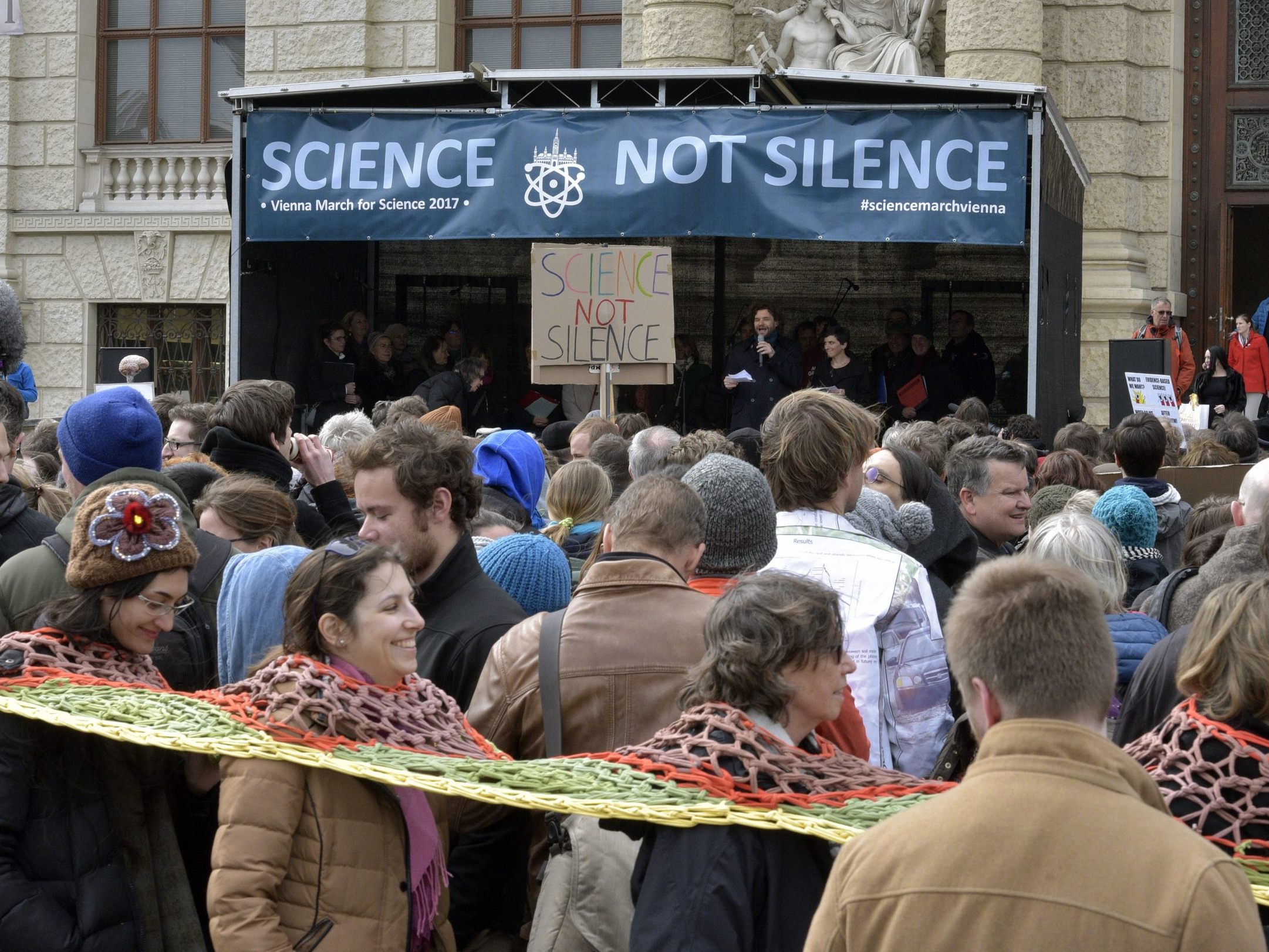 Bereits 2017 fand der March for Science in Wien statt. Bereits 2017 fand der March for Science in Wien statt.