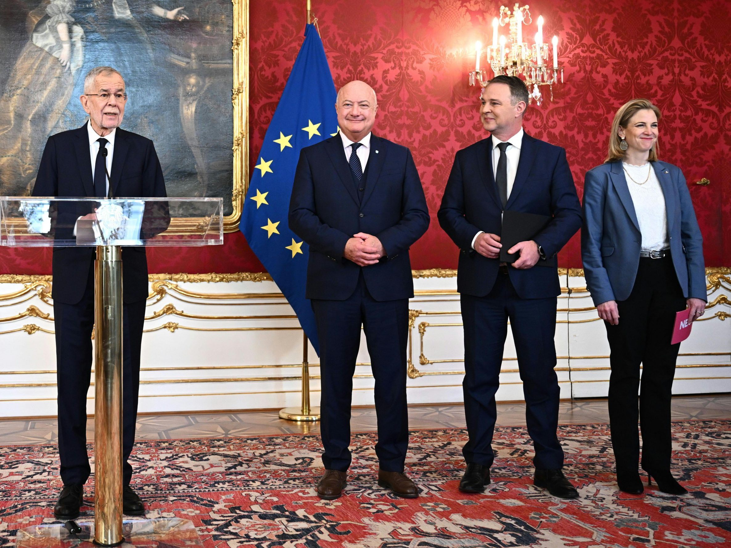 Live-Stream zur Angelobung der neuen Regierung ab 11.00 Uhr.