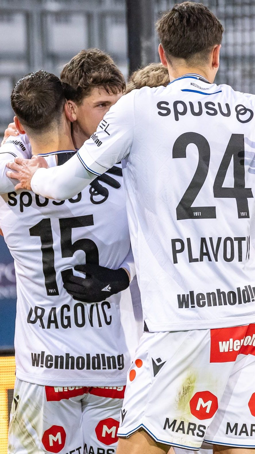 Die Wiener Austria konnte auch in Innsbruck jubeln.