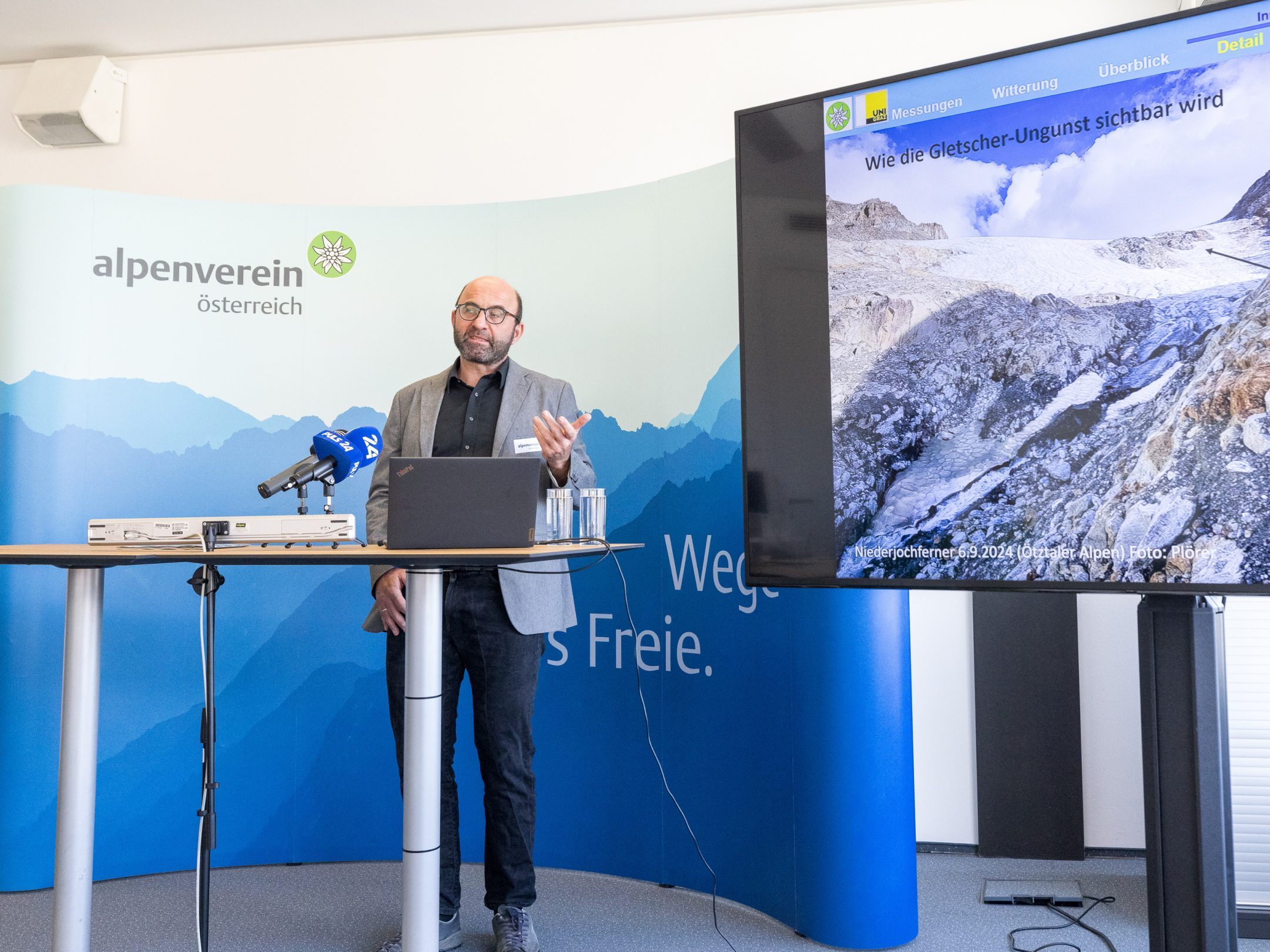 Die heimischen Gletscher ziehen sich rasant zurück.