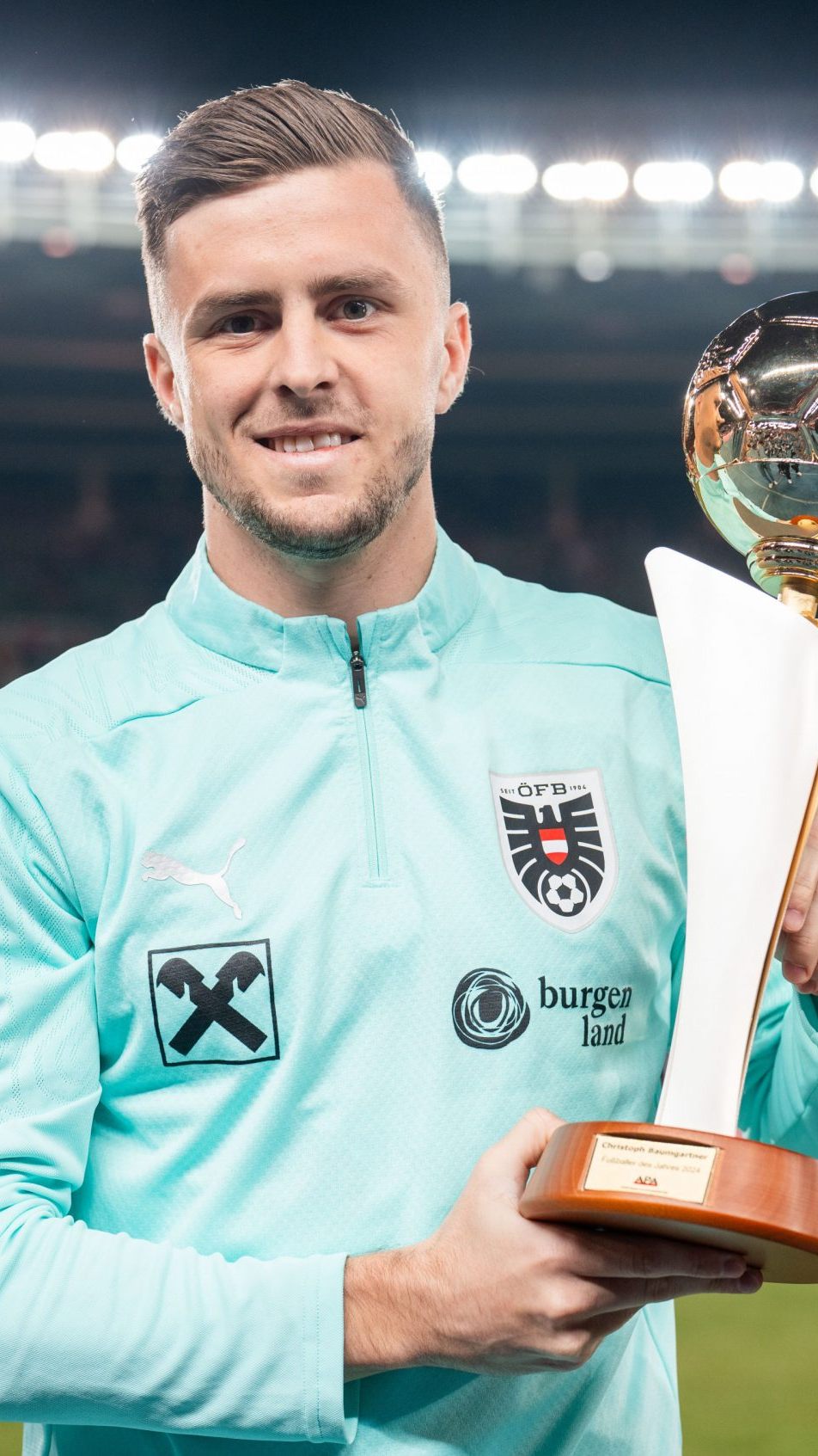 Baumgartner hat im Vorjahr sieben Länderspiel-Tore erzielt.