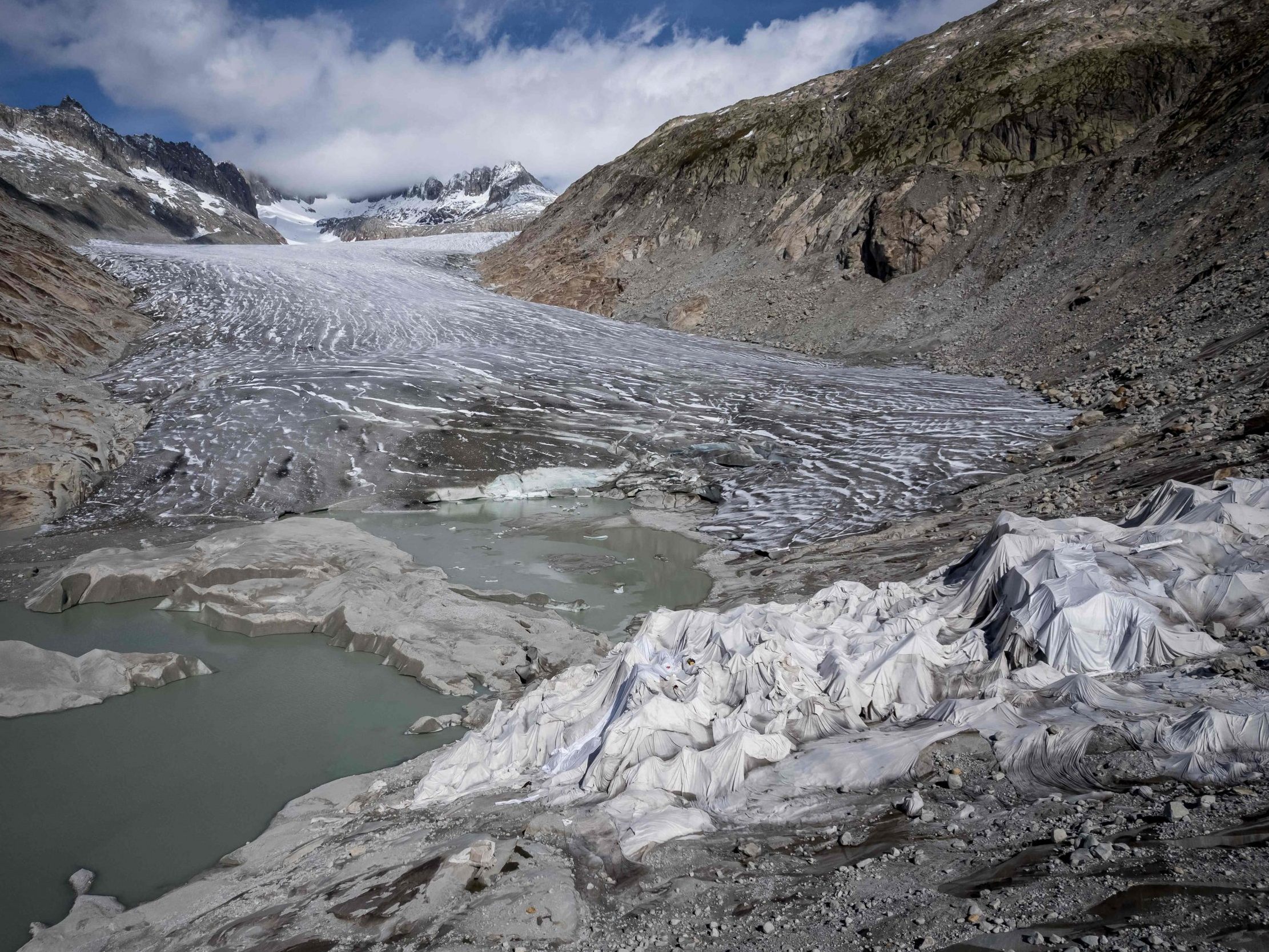 Der Klimawandel bedroht die Gletscher weltweit.