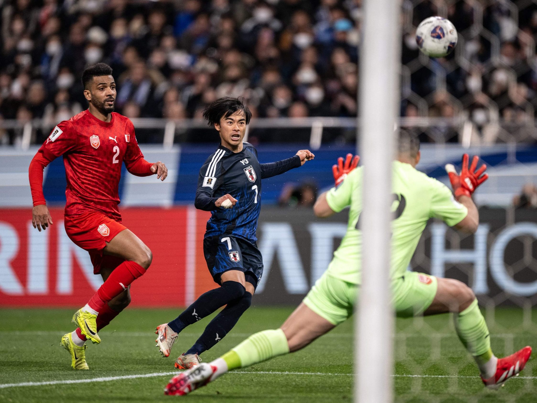Japan besiegte Bahrain mit 2:0 und fährt zur WM.