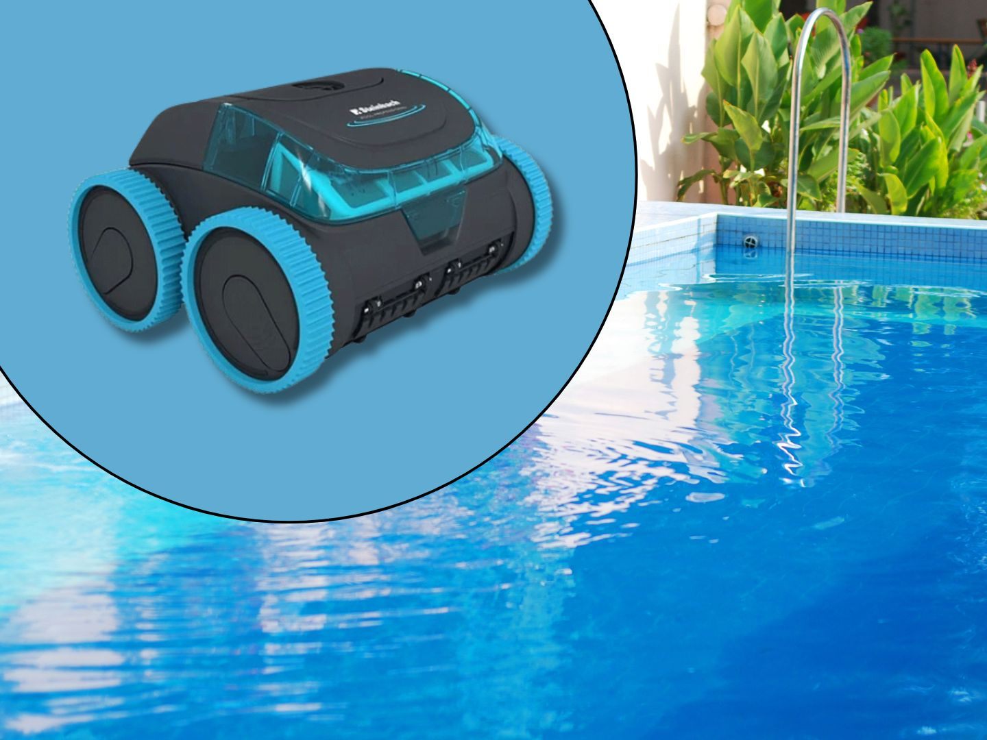 Ein technischer Defekt kann dazu führen, dass der Poolroboter in Brand gerät. Ein technischer Defekt kann dazu führen, dass der Poolroboter in Brand gerät.