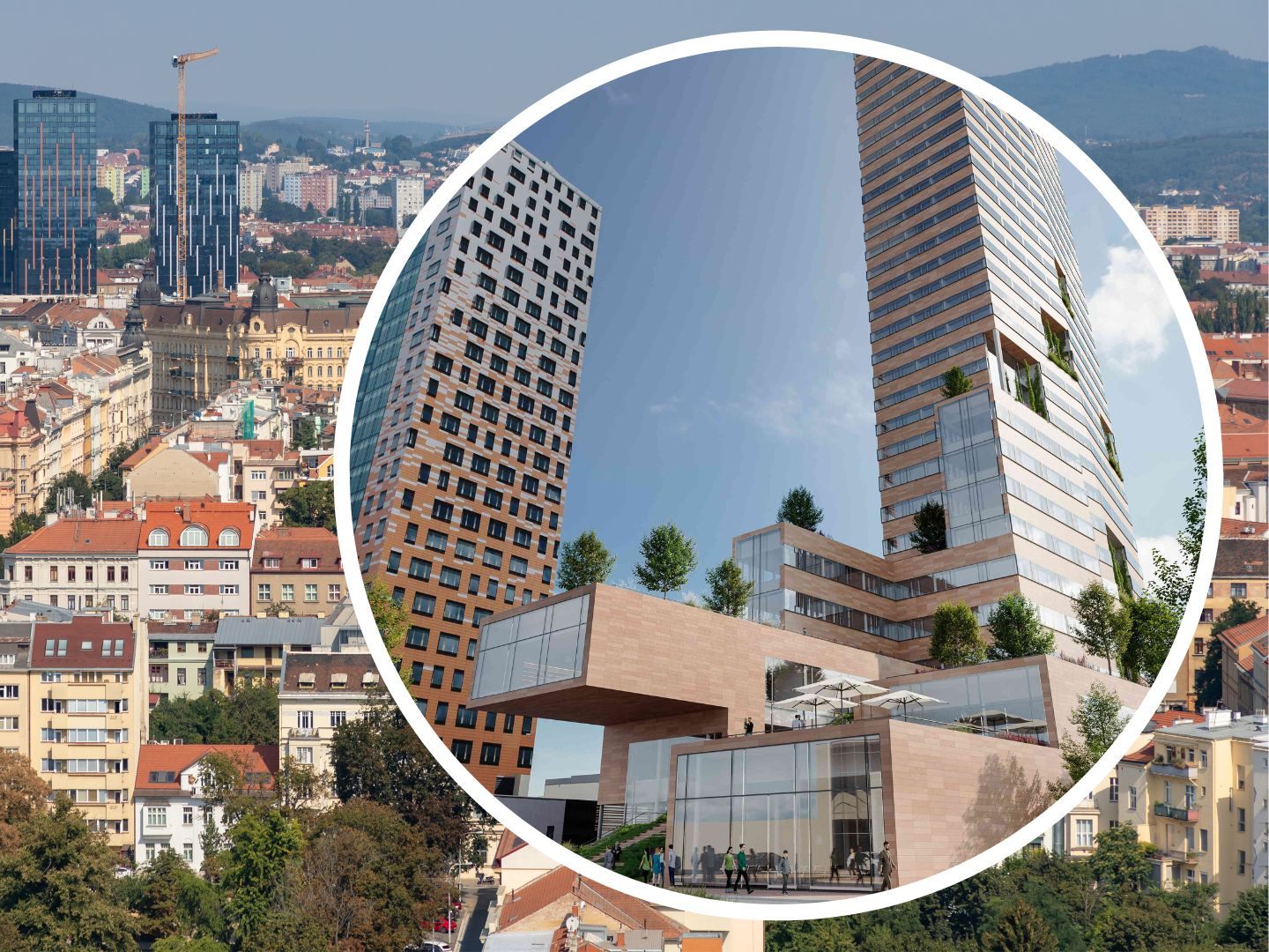 Die Baugenehmigung für das Projekt "H Towers" in Brünn liegt bereits vor.