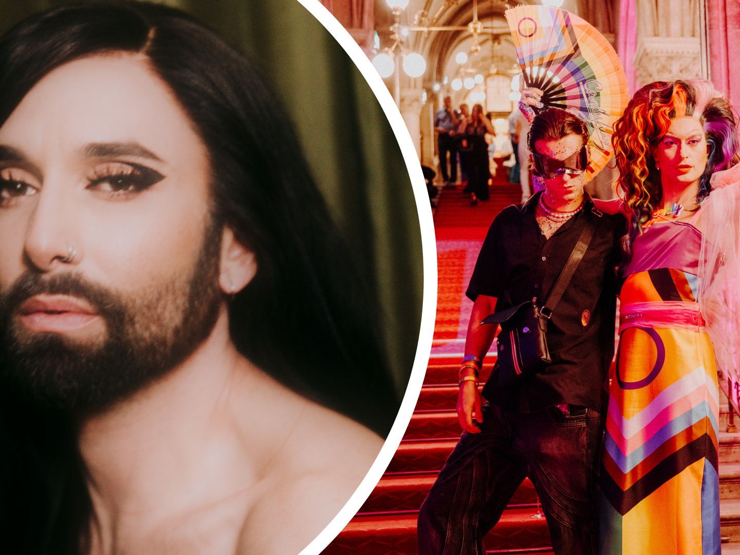 Tom Neuwirth aka Conchita singt beim 17. Diversity Ball im Wiener Rathaus.