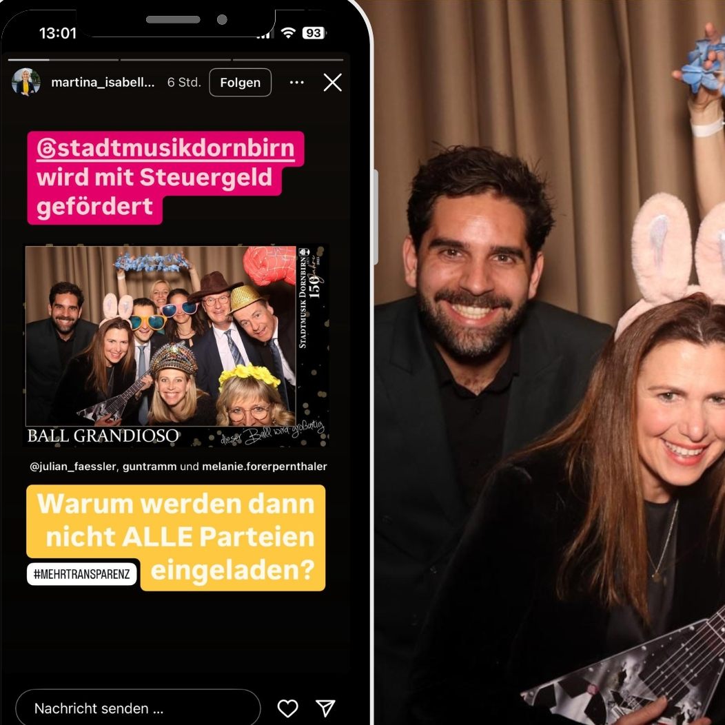 Ein Social Media Posting sorgt für Unmut in Dornbirn.