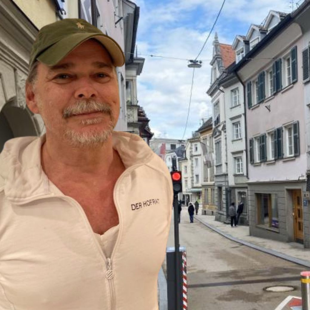 Die Kirchstraße gen Norden.