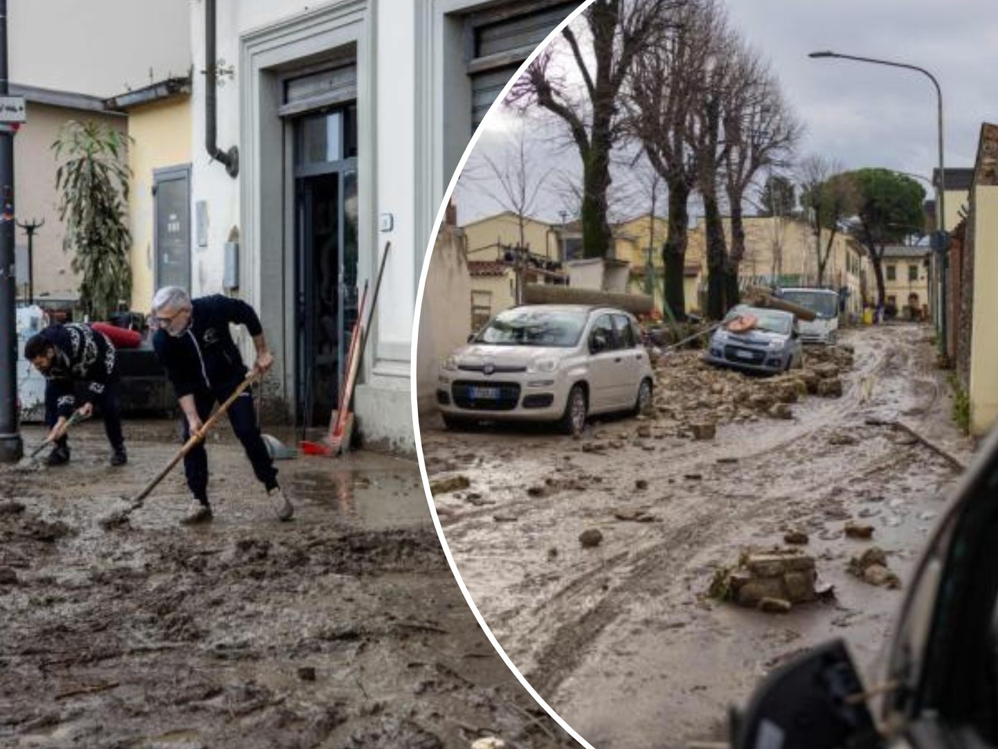 In der Toskana sorgen schwere Unwetter für Probleme. In der Toskana sorgen schwere Unwetter für Probleme.
